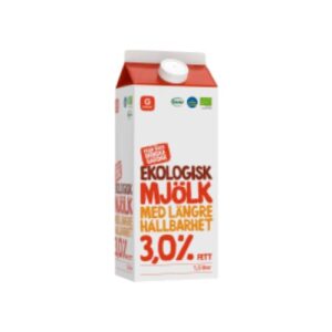 حليب Mjölk Längre Hållbarhet Ekologisk 3% Garant Eko1,5l