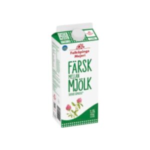 حليب Mellanmjölk Färsk 1,5% Falköpings 1,5l