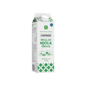 حليب Mellanmjölk Laktosfri 1,5% Garant1,5l