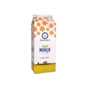 حليب Lättmjölk 0,5% 1,5l Skånemejerier