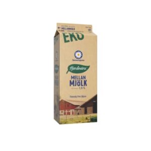 حليب Mellanmjölk Ekologisk 1,5% 1l KRAV Skånemejerier 1L 19,95 kr/l 1.5L