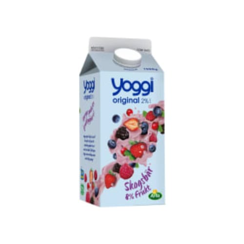 لبن Skogsbär Original Yoghurt 2% Yoggi 1,5kg