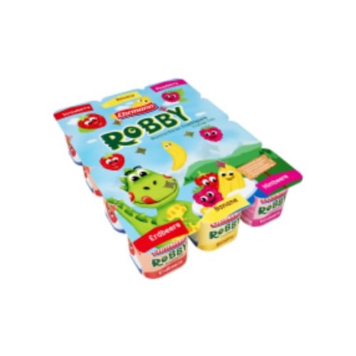 لبن Strawberry Ban Monsterbacke Kvarg Robby 12p/50g