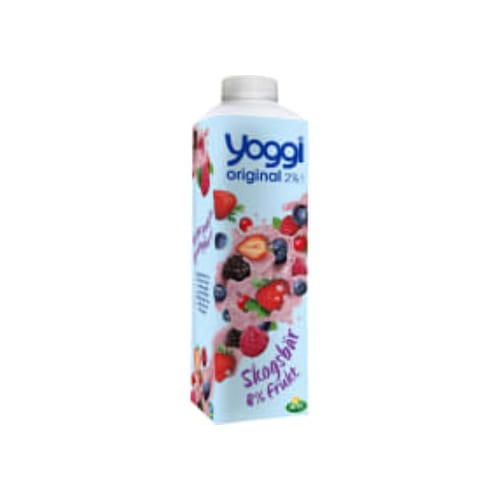 لبن Skogsbär Original Yoghurt 2% Yoggi 1kg
