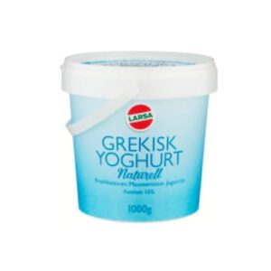 لبن Grekisk Yoghurt Naturell 10% Larsa Foods 1kg