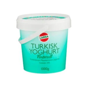 لبن Turkisk Yoghurt Naturell 10% Larsa Foods 1kg