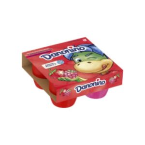 لبن Jordgubb Hallon Fruktkvarg Danonino 4p/95g