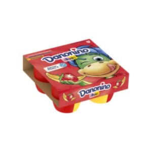 لبن Jordgubb Banan Jordgubb & Banan Kvarg Danonino 4p/95g