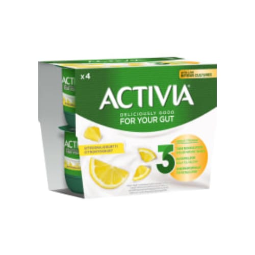 لبن Citron Yoghurt Activia 4p/125g