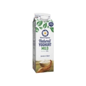 لبن Yoghurt Mild Naturell 3% 1l Skånemejerier