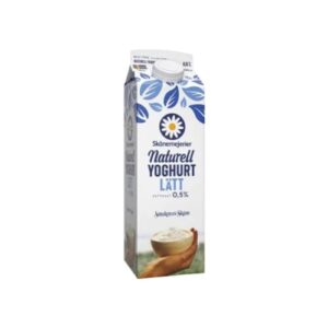 لبن Lättyoghurt Mild Naturell 0,5% 1l Skånemejerier 1kg