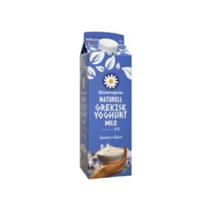 لبن Yoghurt Grekisk Naturell Mild 6% 1000g Skånemejerier