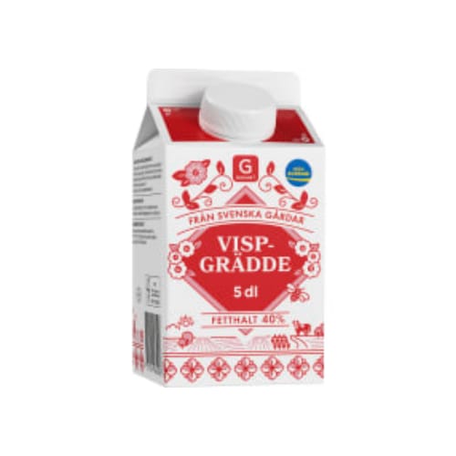 كريمة Vispgrädde 40% Garant 5dl
