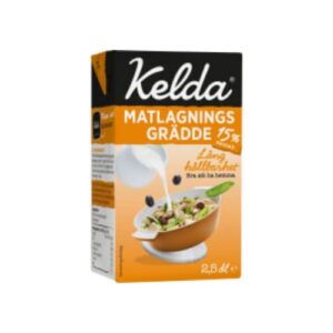 كريمة Matlagnings Grädde Lång Hållbarhet 15% Kelda 2,5dl