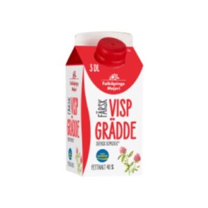 كريمة Vispgrädde Färsk 40% Falköpings 3dl