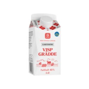 كريمةVispgrädde Laktosfri 40% Garant 3dl