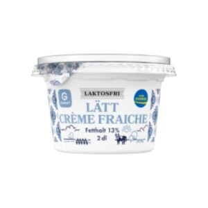 كريمة Crème Fraiche Lätt Laktosfri 13% Garant 2dl