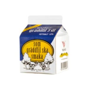 كريمة Gräddfil 12% Wapnö 3dl