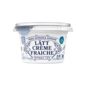 كريمة Crème Fraiche Lätt 13% Garant 2dl