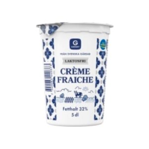 كريمة Crème Fraiche Laktosfri 32% Garant 5dl