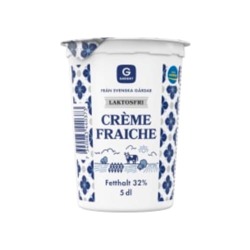 كريمة Crème Fraiche Laktosfri 32% Garant 5dl
