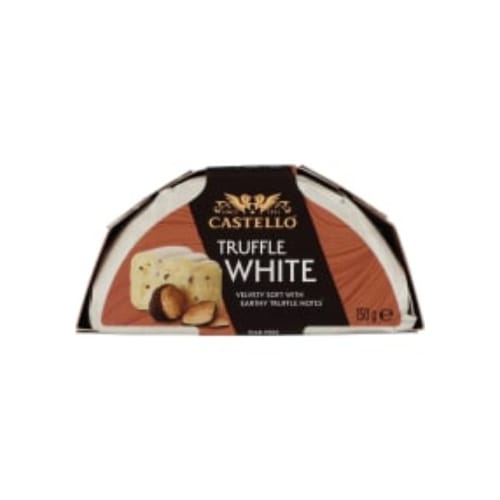 جبنة White Truffle 38% Castello 150g
