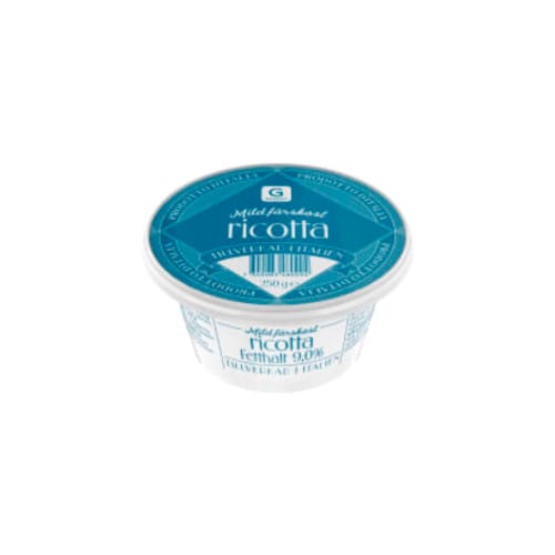 جبنةRicotta Mild Färskost 9% Garant 250g