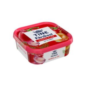 جبنة Paprika Lök Färskost 24% Tine 125g