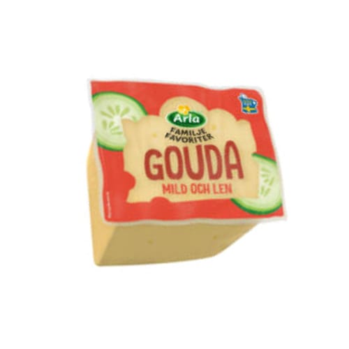 جبنة Gouda Familjefavoriter 28% Arla ca: 1.2kg