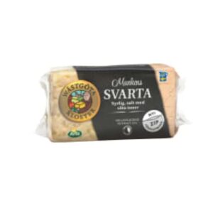 جبنة Munkens Svarta 31% Wästgöta ca: 500g