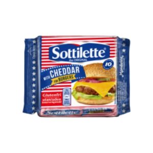 جبنة Burger Cheddar med Cheddar Skivor Hamburgerost Sottilette 200g