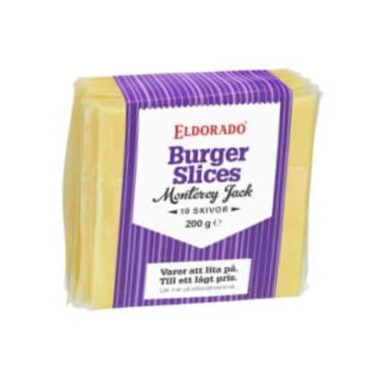 جبنة Burger Slices Monterey Jack Eldorado 200g