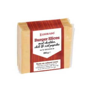 جبنةBurgers Slices Cheddar Chili Eldorado 200g
