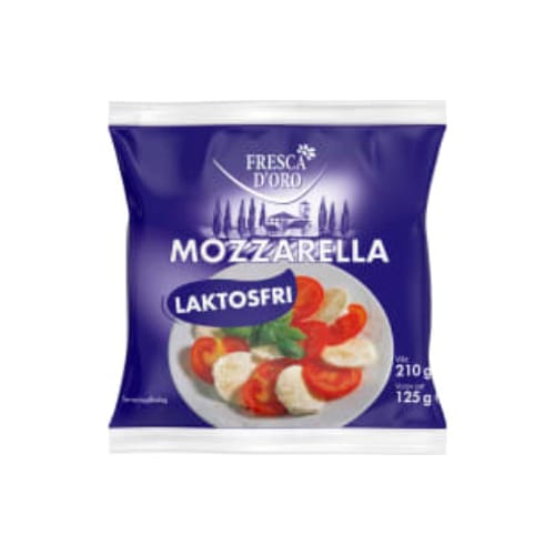 جبنة Mozzarella Laktosfri Fresca D´oro 210/125g