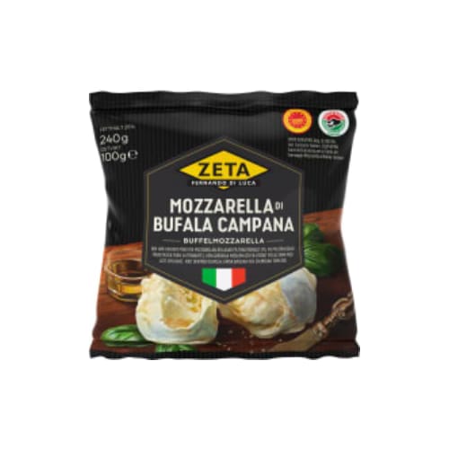جبنة Mozzarella Bufala Campana 25% Zeta 240/100g
