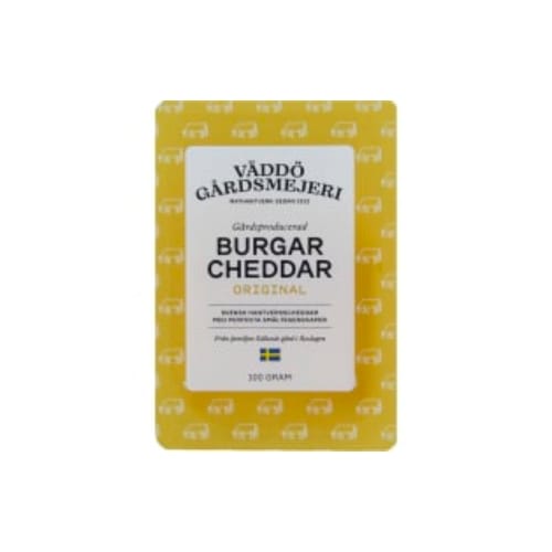 جبنة Cheddar Burgar Original Väddö 100g