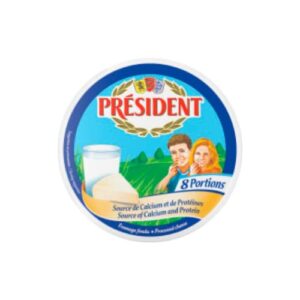 جبنة Fromage Fondu Smältost 8port Président 140g