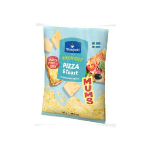 جبنة Pizza & Toast Riven Ost 28% Norrmejerier 15