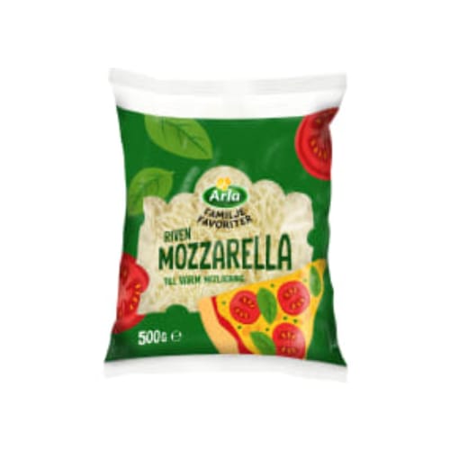 جبنة Mozzarella Familjefavoriter Riven 21% Arla 500g