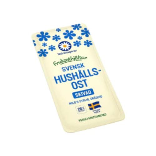جبنة Hushållsost Skivad 26% Skånemejerier 250 g