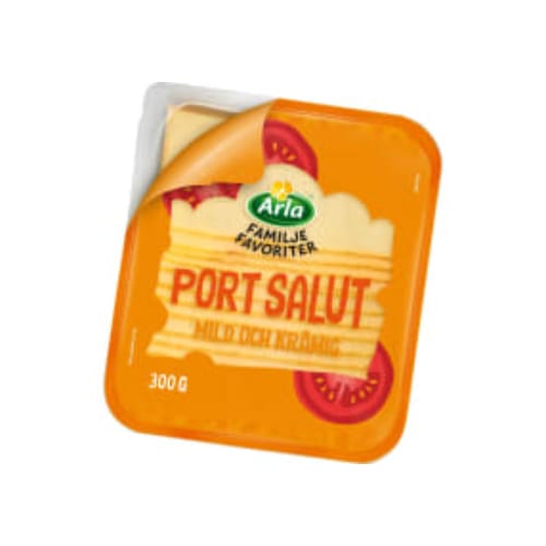 جبنة Port Salut Familjefavoriter Skivad 26% Arla 300g