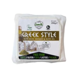 جبنة Greek Style Oregano & Olive Oil Vegansk Greenvie 200g