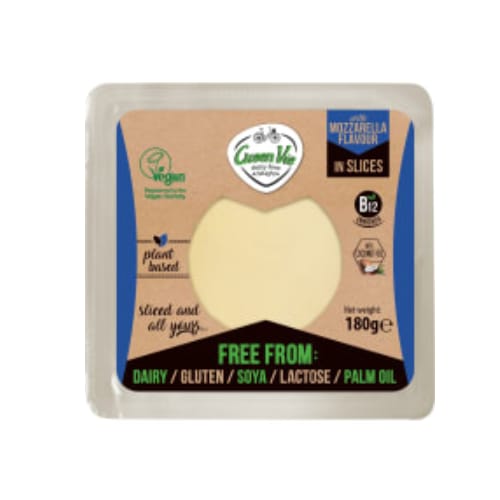 جبنة Mozzarella Flavour Vegansk Greenvie 250g