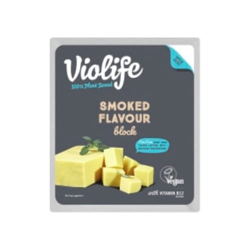 جبنة Block Smoked Flavour Vegansk Violife 400g