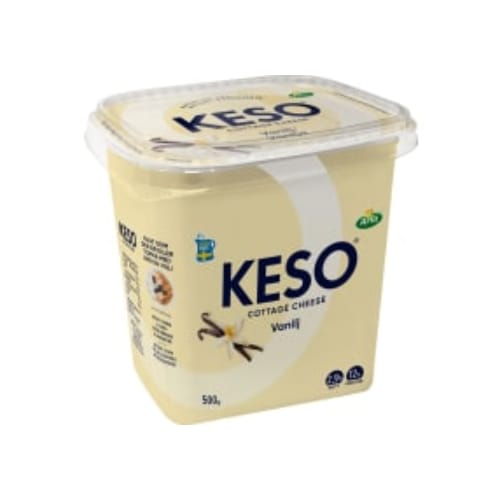 جبنة Keso Vanilj 2,9% Keso 500g