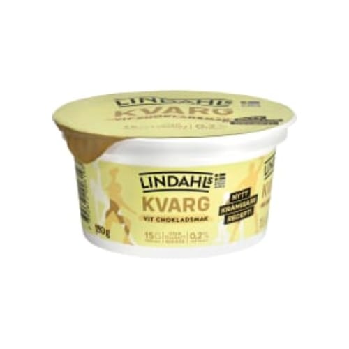 جبنة Vanilj Yoghurtkvarg 0,3% Lindahls 500g