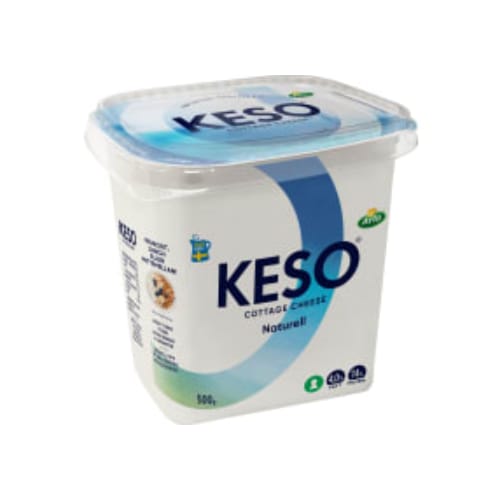 جبنة Keso Mini Naturell 1,5% Keso 500g