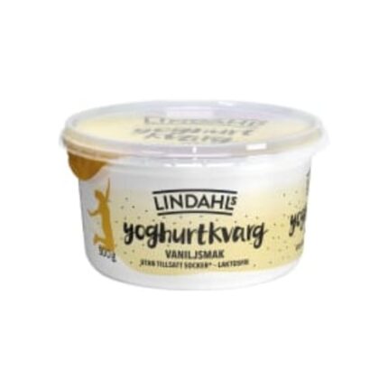 جبنةVanilj Yoghurtkvarg 0,3% Lindahls 500g