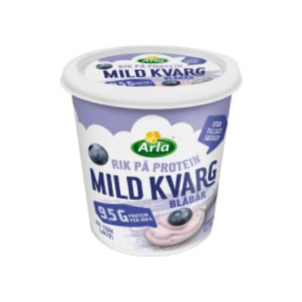 جبنة Blåbär Mild Kvarg Laktosfri 0,2% Arla 1kg