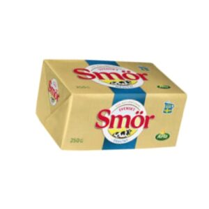 زبدة Smör Osaltat 82% Svenskt Smör 250g